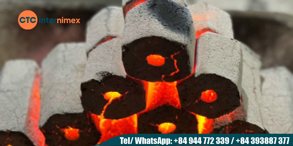 BBQ coconut charcoal high heat, long burn, Ultra-Low Ash, Smoke-Free & Odorless