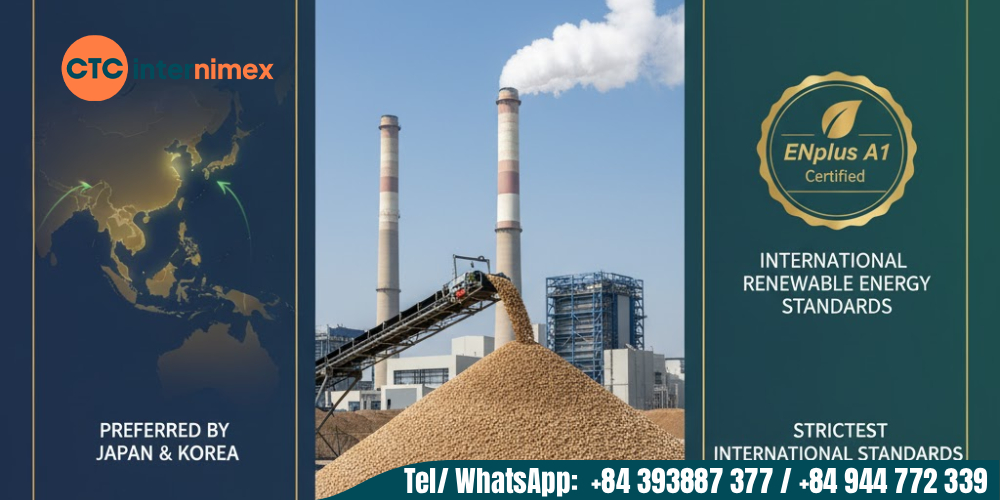 Vietnamese wood pellets are the preferred choice