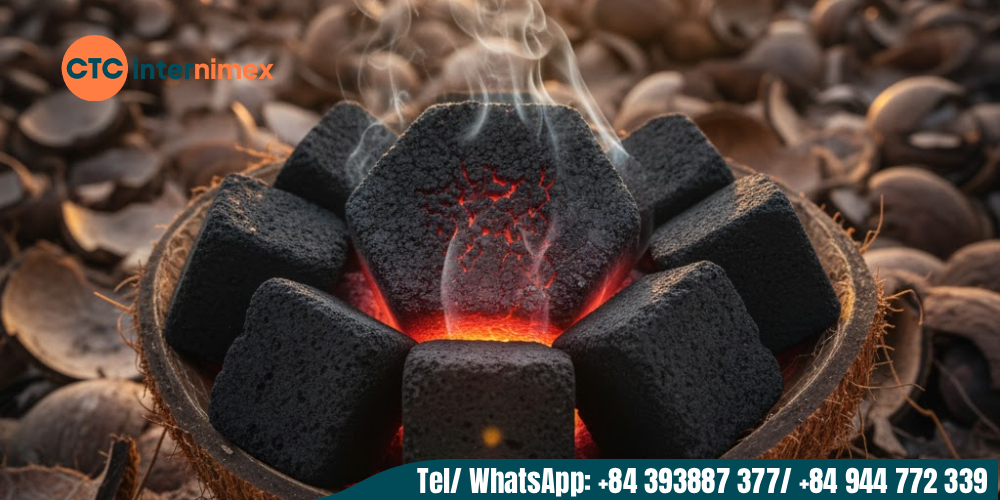 Than gáo dừa xuất khẩu từ Việt Nam giá tốt - chất lượng cao