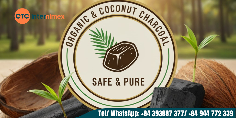 Than gáo dừa 100% hữu cơ và tự nhiên từ Việt Nam