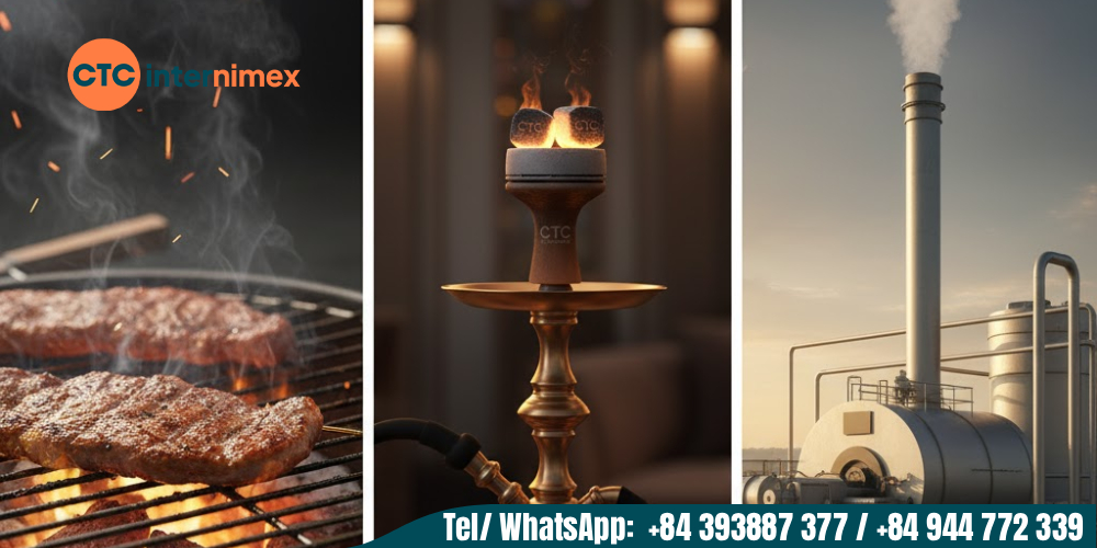 Sawdust charcoal can be used for many different purposes.