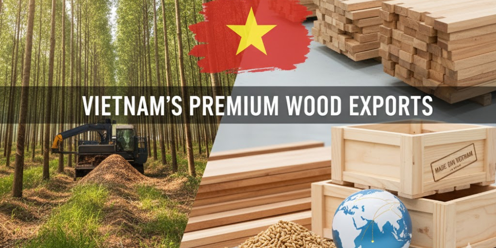 Wooden export from Viet Nam