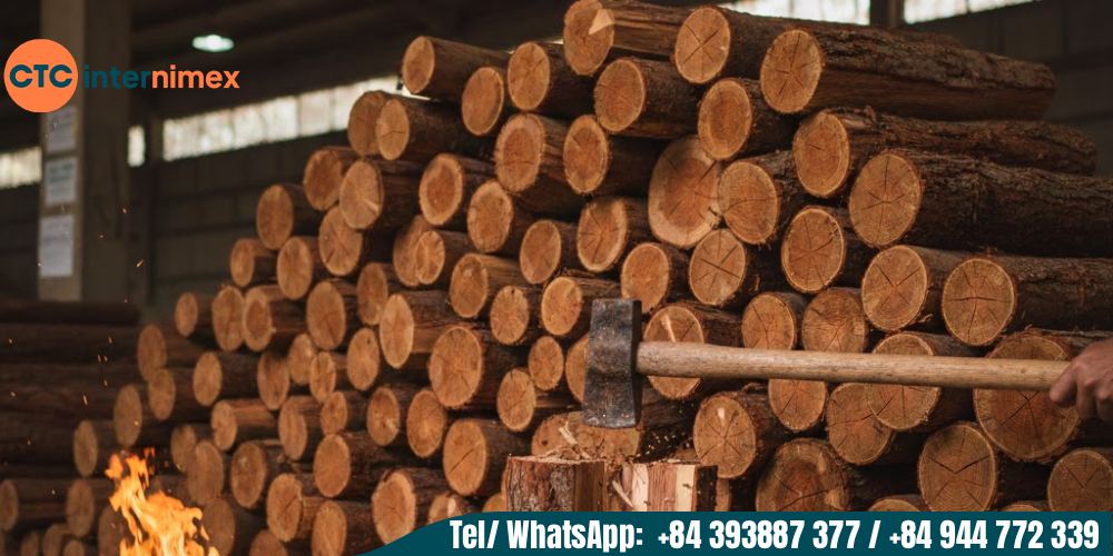 Vietnamese acacia firewood is exported with high quality and is favored by importers around the world.