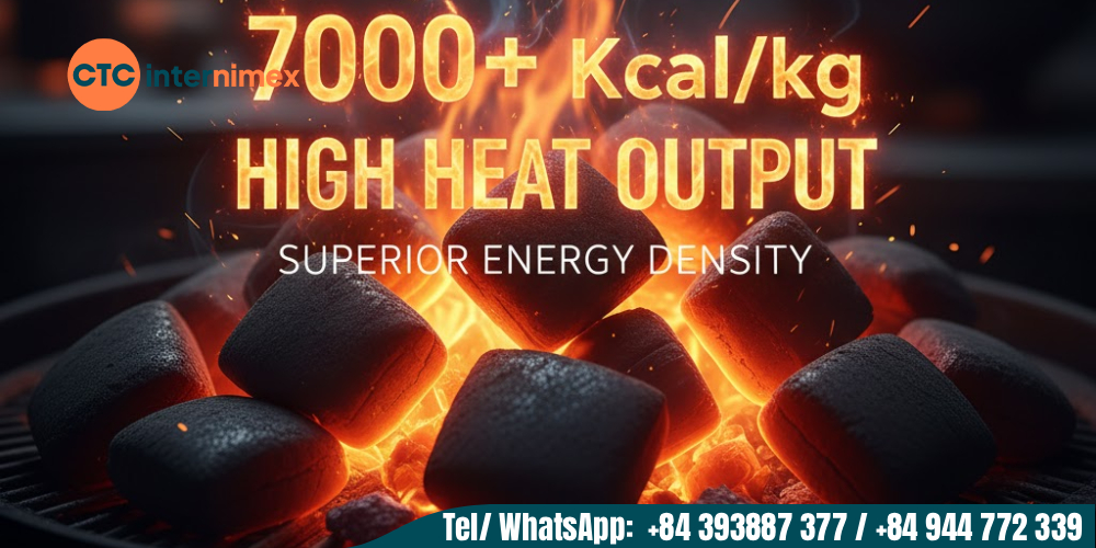 Calorific value of charcoal is the most important factor when deciding to buy charcoal.