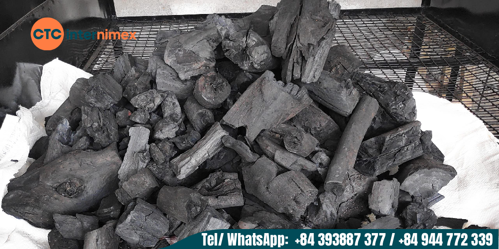 Carbonized charcoal with high quality and good specifications