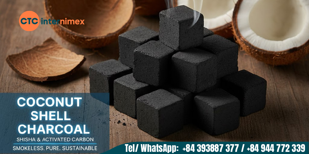 Coconut Shell Charcoal export from Viet Nam with high quality
