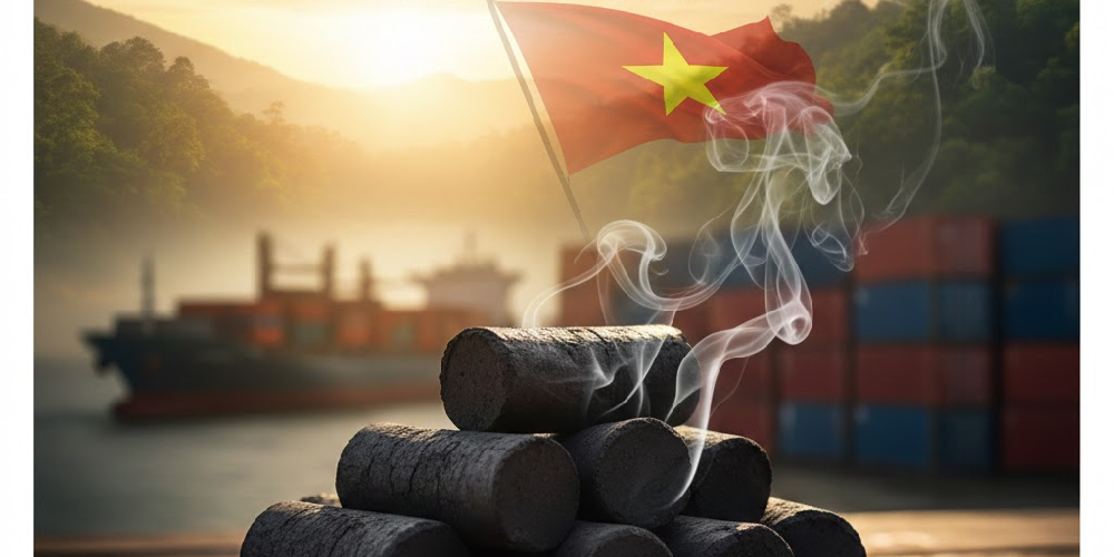 charcoal export from Viet Nam