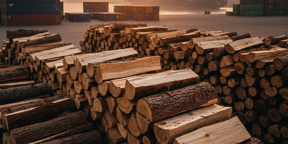 Firewood export from Viet Nam with high quality
