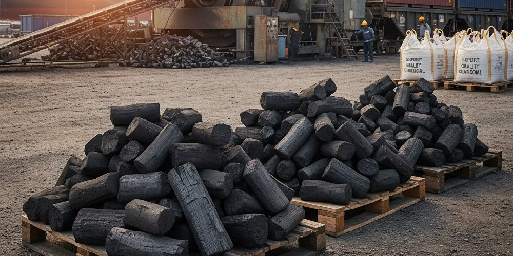 mixed charcoal export from Viet Nam