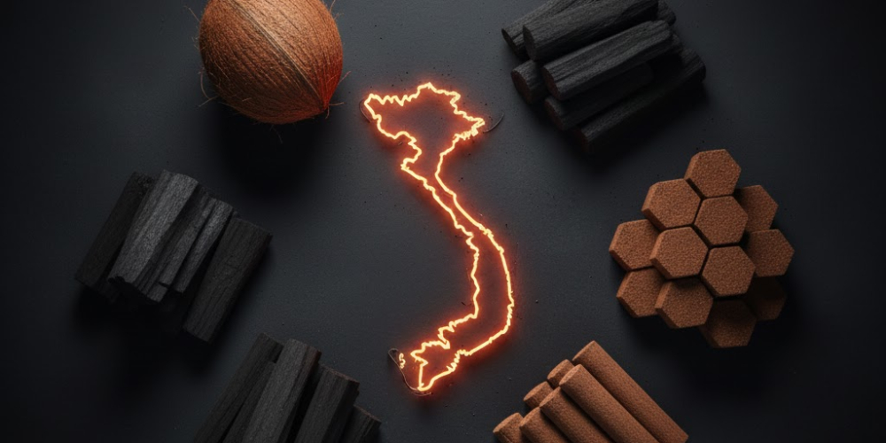 charcoal export from Viet Nam