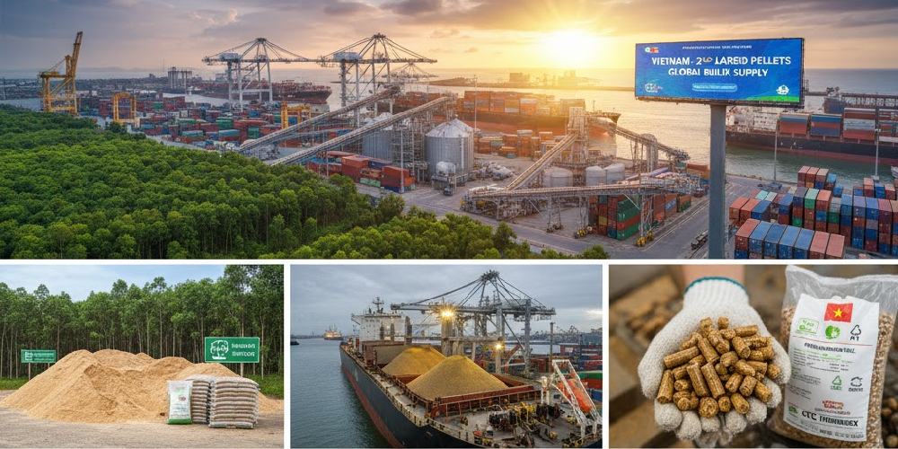 wood pellet export from Viet Nam