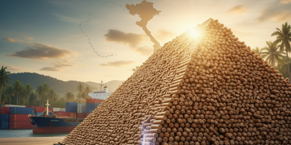 Wood pellets export from Viet Nam