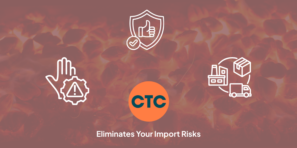 CTC Internimex secures your charcoal imports through total compliance, quality assurance, and supply stability.