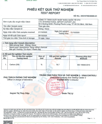 coconut shell charcoal Test3